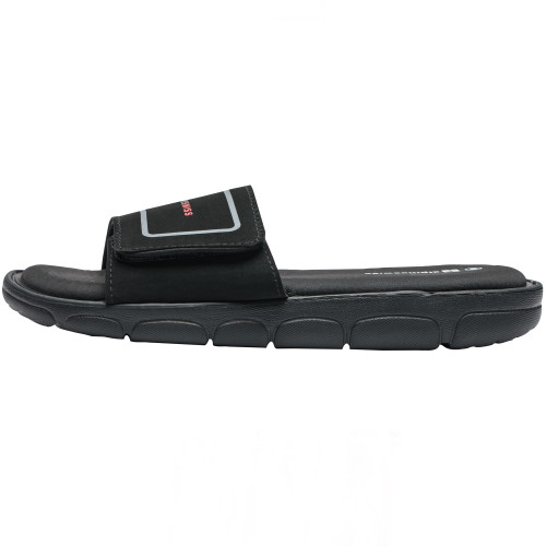 Alpine Swiss Gabe Mens Memory Foam Slide Sandals Adjustable